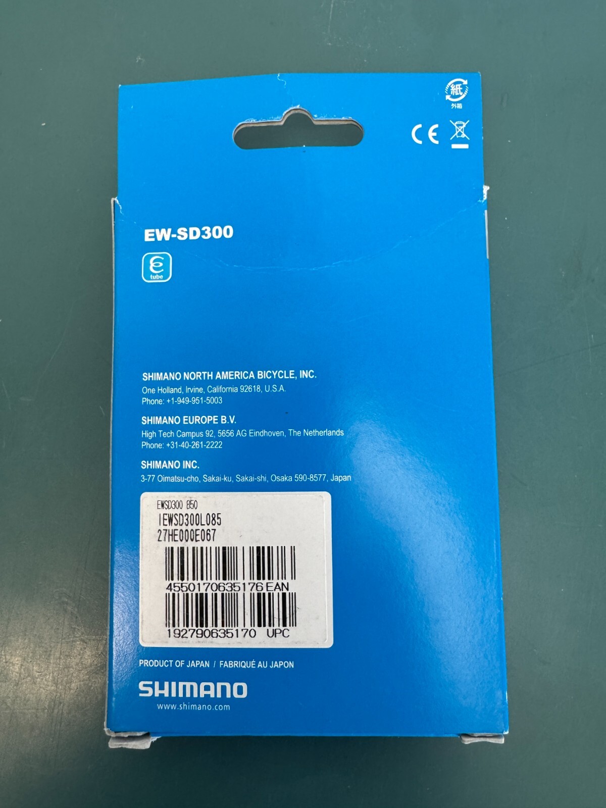 Shimano EW-SD300 Di2 eTube Wire - For External Routing, 850mm, Black - Image 2