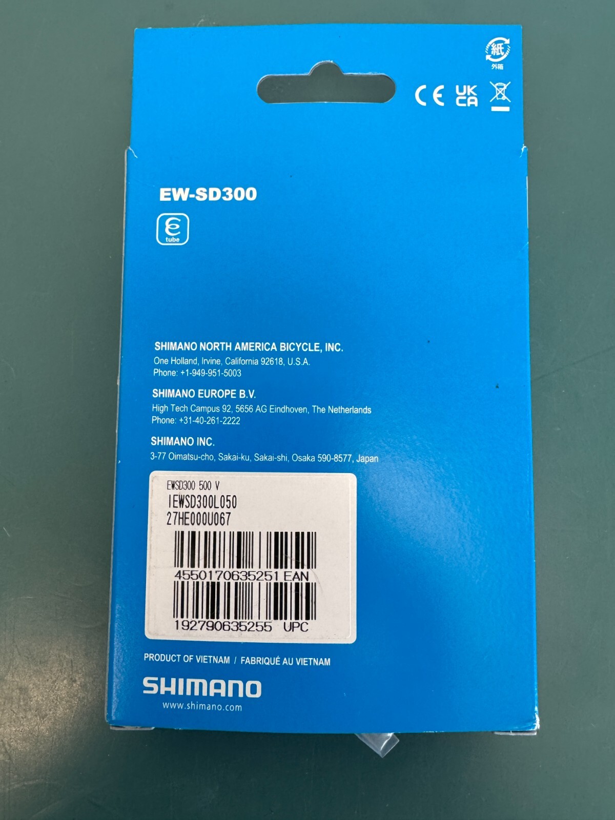 Shimano EW-SD300 External Di2 Cable 500mm e-Tube Electric Wire Road Gravel Bike - Image 2