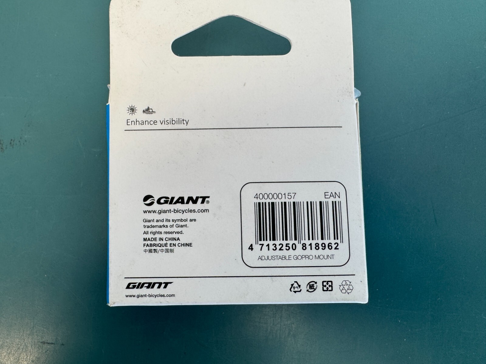 Giant Light Accessory Adjustable GoPro Mount Black - Image 3