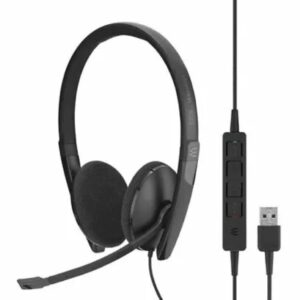 EPOS Sennheiser SC 160 USB On-Ear Binaural Headset, Black 508315 NOB
