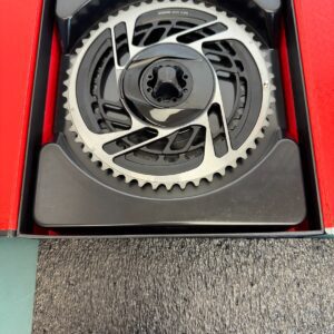 Sram Chain Ring Road Dm Kit Non-Power Red: Polar Grey 50-37T   12 spd