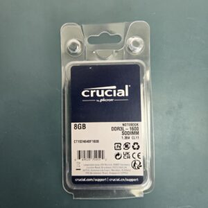 Crucial 8GB PC3L-12800 DDR3L-1600 CL11 Laptop Memory CT102464BF160B.M16FP