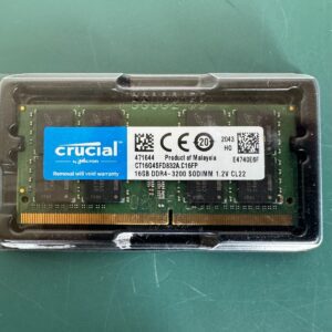 Crucial 16GB DDR4 3200MHz PC4-25600 260-Pin Laptop SODIMM Memory CT16G4SFD832A