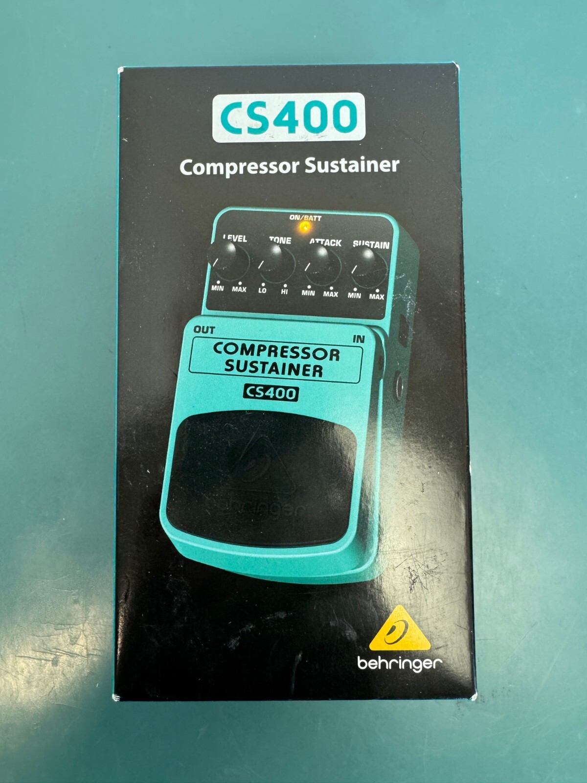 Behringer CS400 Compressor Guitar Effect Pedal