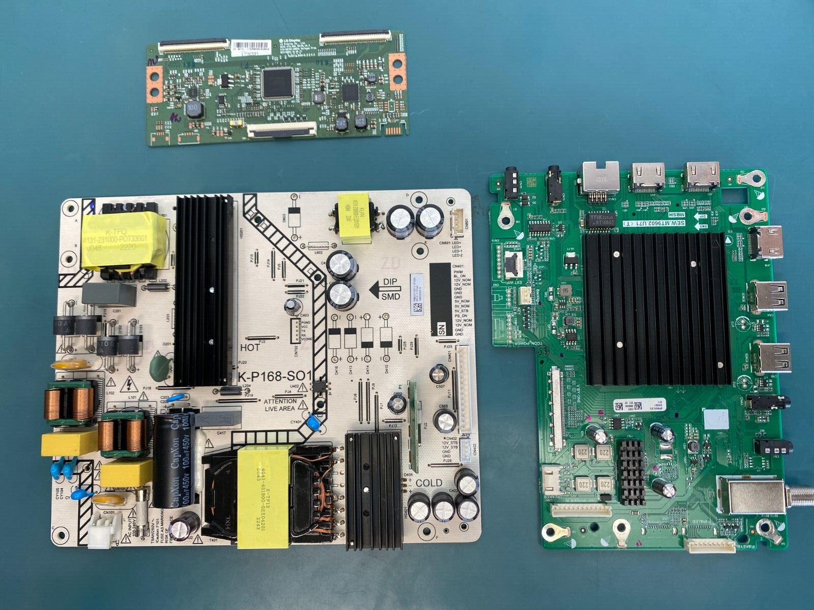 Sharp 4P-B43EJ2U 4K Ultra HD TV Main Board + T-CON + PSU Power Supply