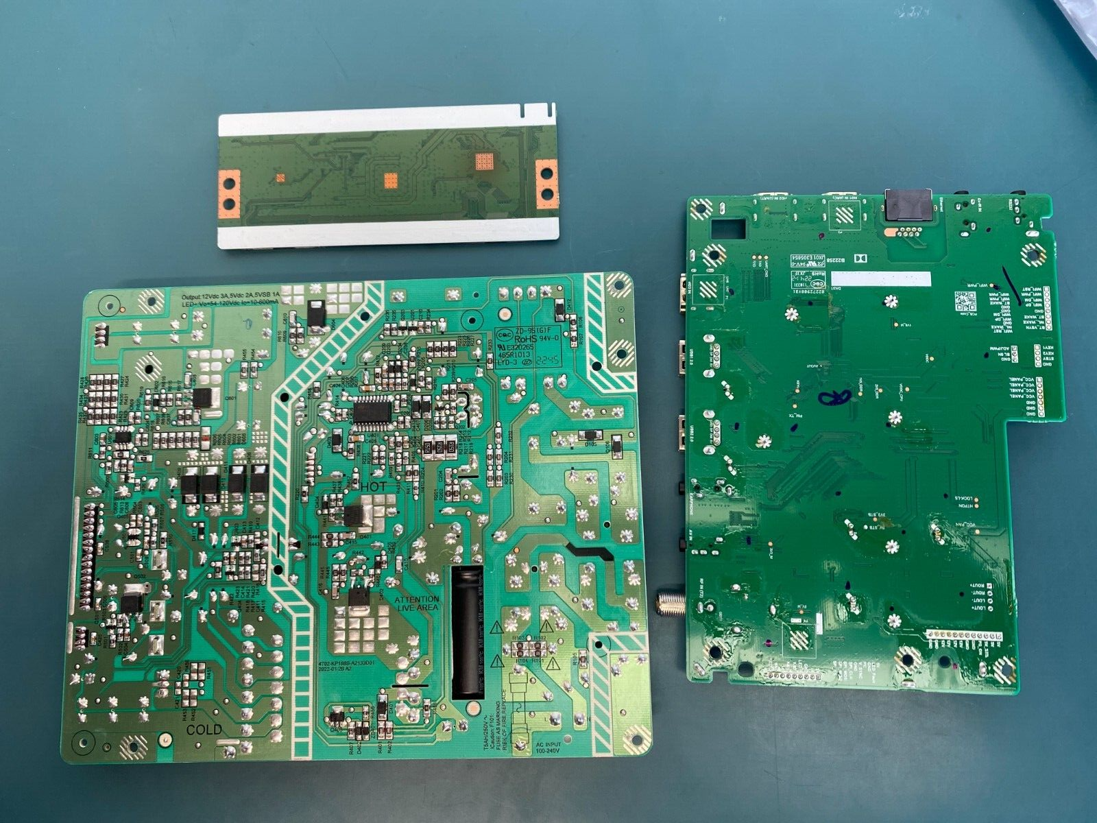 Sharp 4P-B43EJ2U 4K Ultra HD TV Main Board + T-CON + PSU Power Supply - Image 3