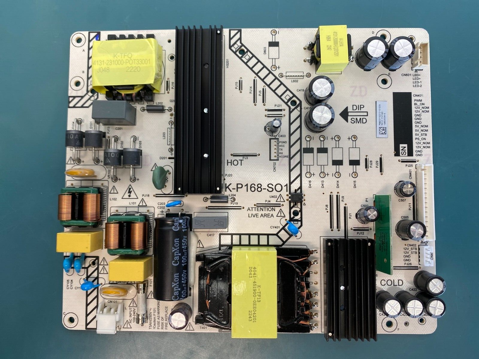 Sharp 4P-B43EJ2U 4K Ultra HD TV Main Board + T-CON + PSU Power Supply - Image 4
