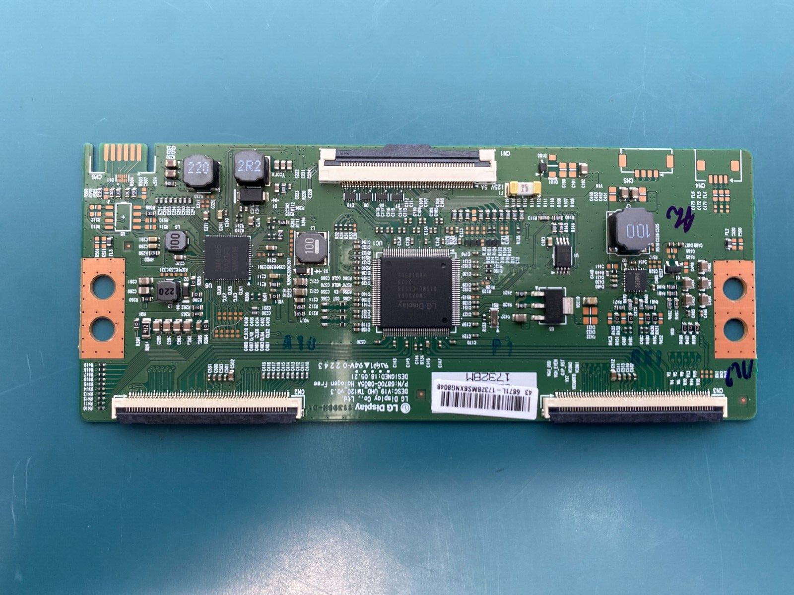 Sharp 4P-B43EJ2U 4K Ultra HD TV Main Board + T-CON + PSU Power Supply - Image 6