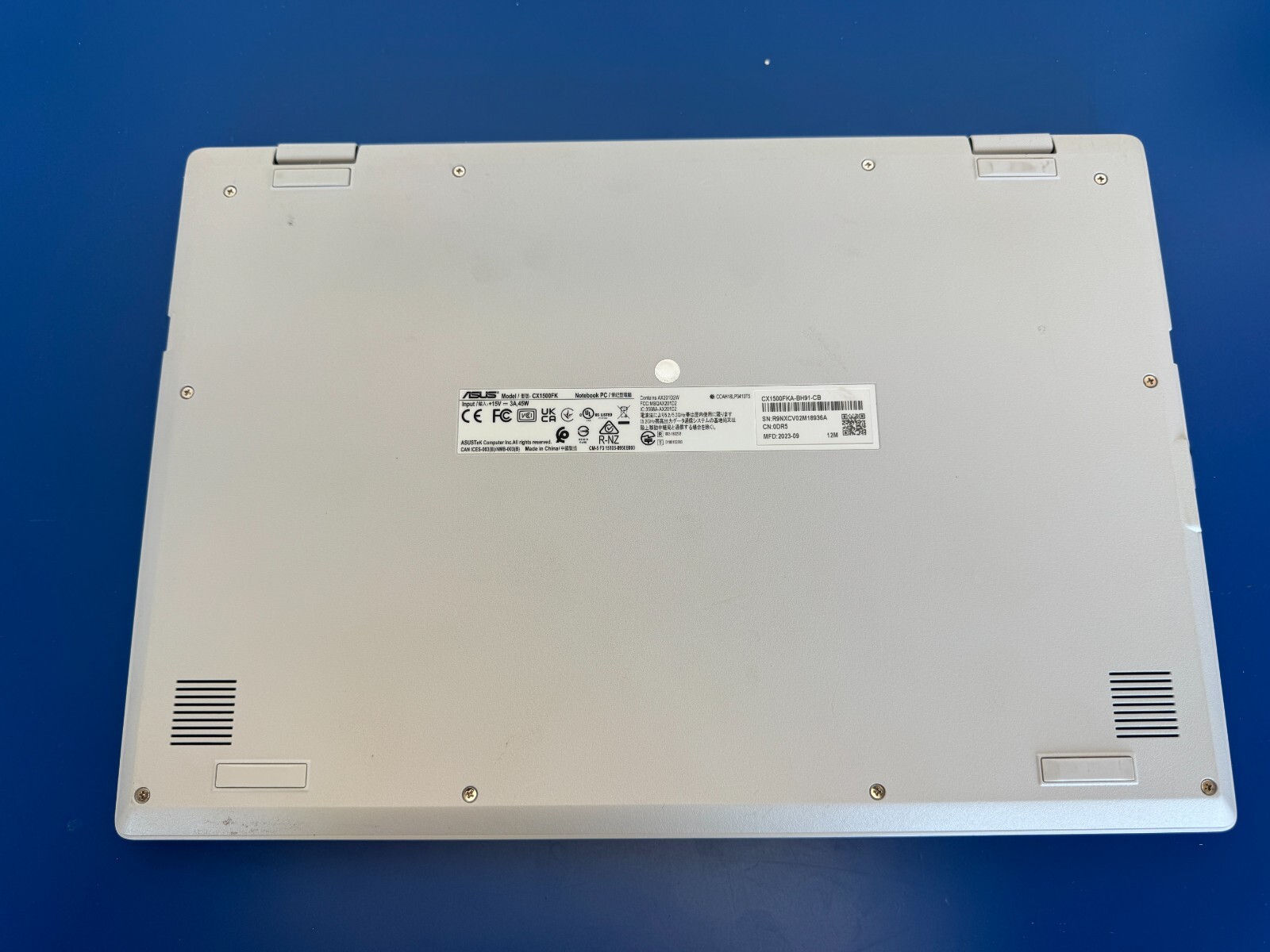 ASUS Chromebook CX1 128GB N6000 Storage 8GB RAM ChromeOS Silver CX1500FKA-BH91 - Image 3