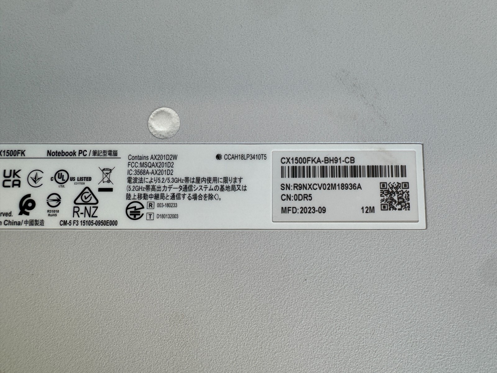 ASUS Chromebook CX1 128GB N6000 Storage 8GB RAM ChromeOS Silver CX1500FKA-BH91 - Image 4