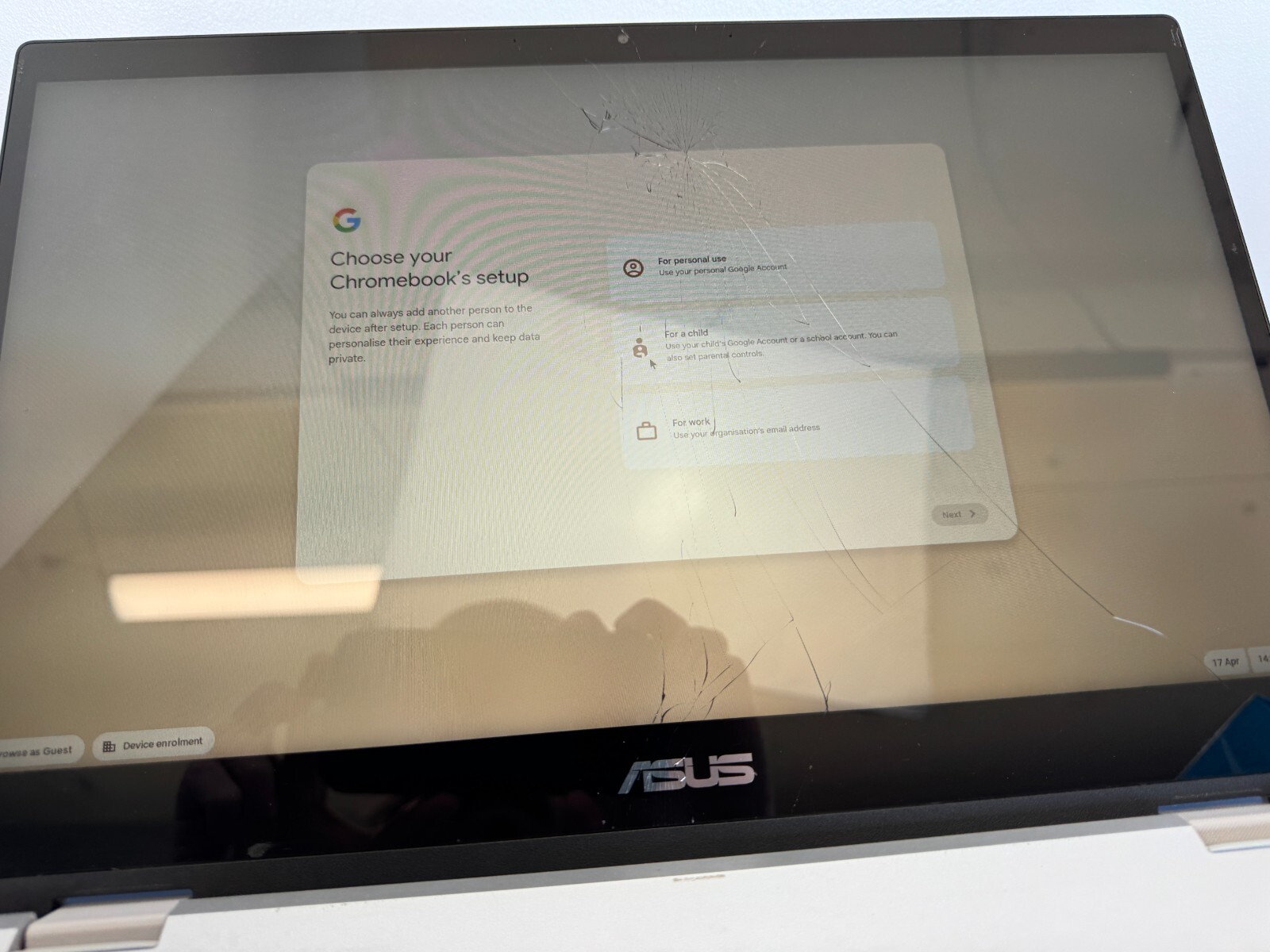 ASUS Chromebook CX1 128GB N6000 Storage 8GB RAM ChromeOS Silver CX1500FKA-BH91 - Image 8
