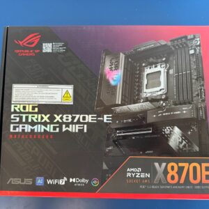 ASUS ROG STRIX X870E-E GAMING WIFI AMD AM5 X870 ATX motherboard 18+2+2