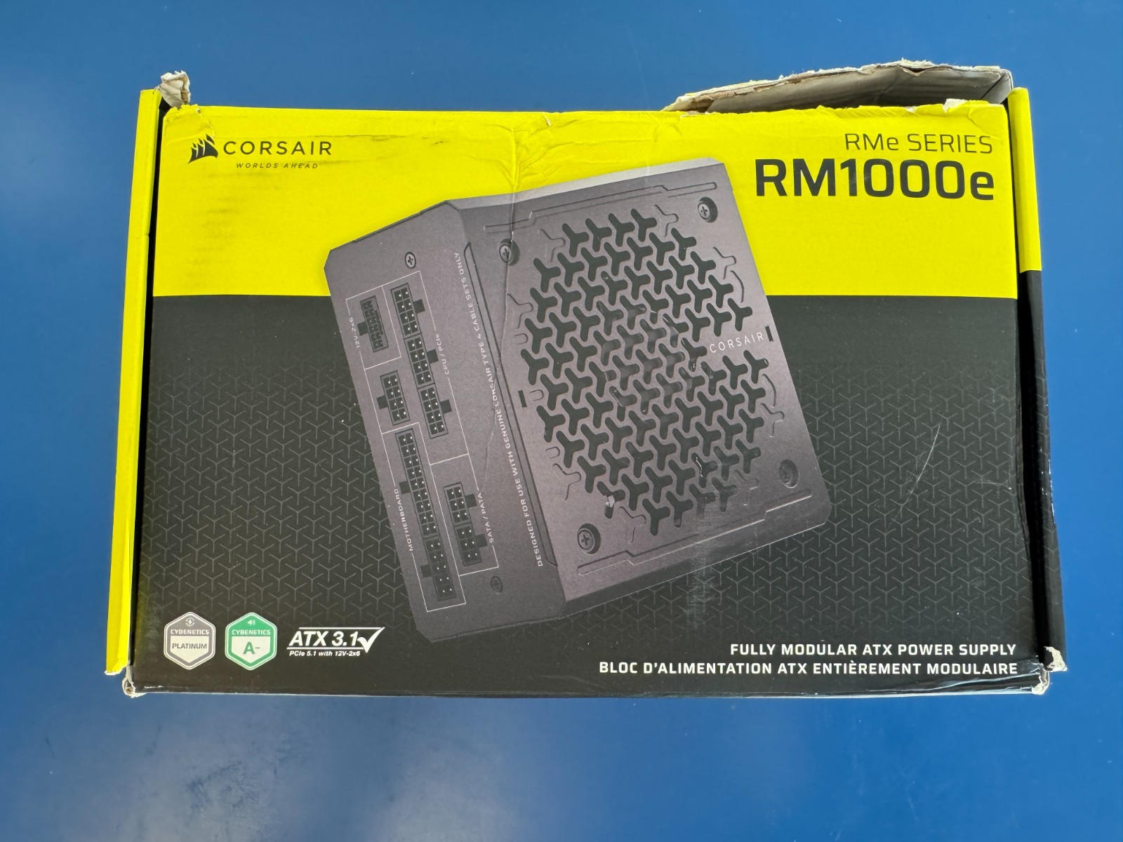 CORSAIR - RMe Series RM1000e 80 PLUS Gold Fully Modular Low-Noise ATX 3.1 and...