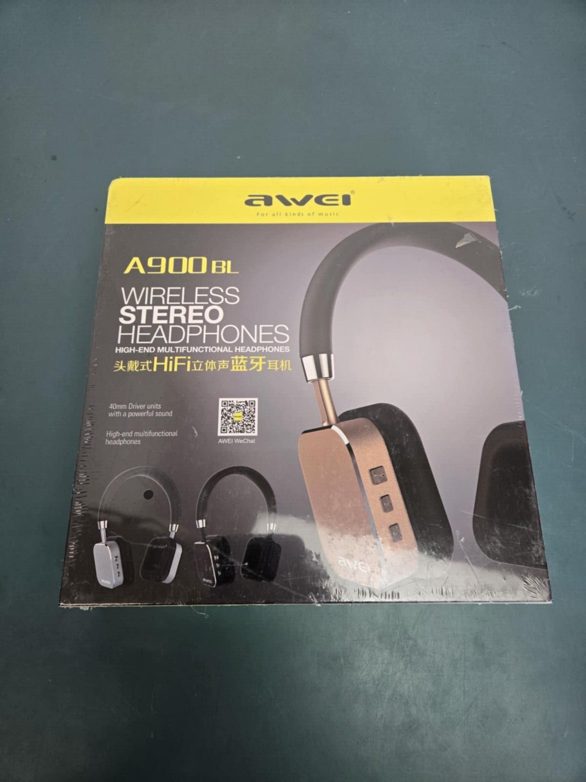 AWEI A900BL Wireless Stereo headphones rose gold