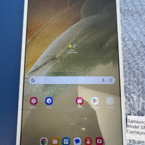 *READ*Samsung Galaxy Tab A7 Lite SM-T220 32GB Wi-Fi Silver Tablet Glass cracked*