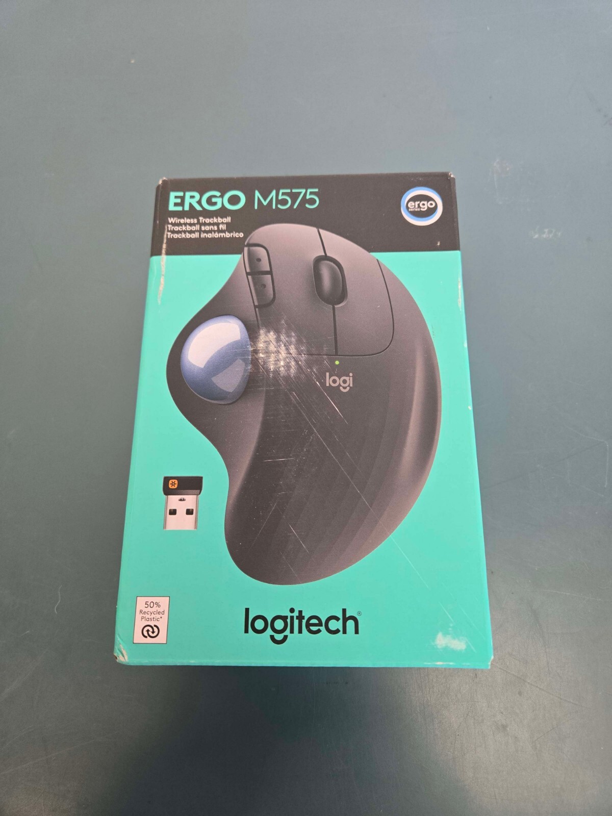 Logitech ERGO M575 910-005867 Wireless Trackball Mouse - Black - Image 2