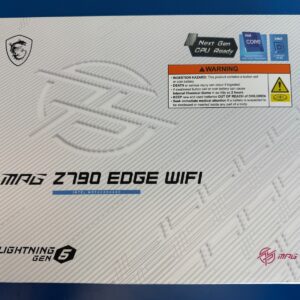 MSI MPG Z790 EDGE WIFI LGA 1700 Intel SATA 6Gb/s DDR5 ATX Motherboard