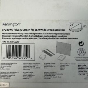 Kensington Anti-Glare Privacy Filter & Screen Protector for 24" Widescreen