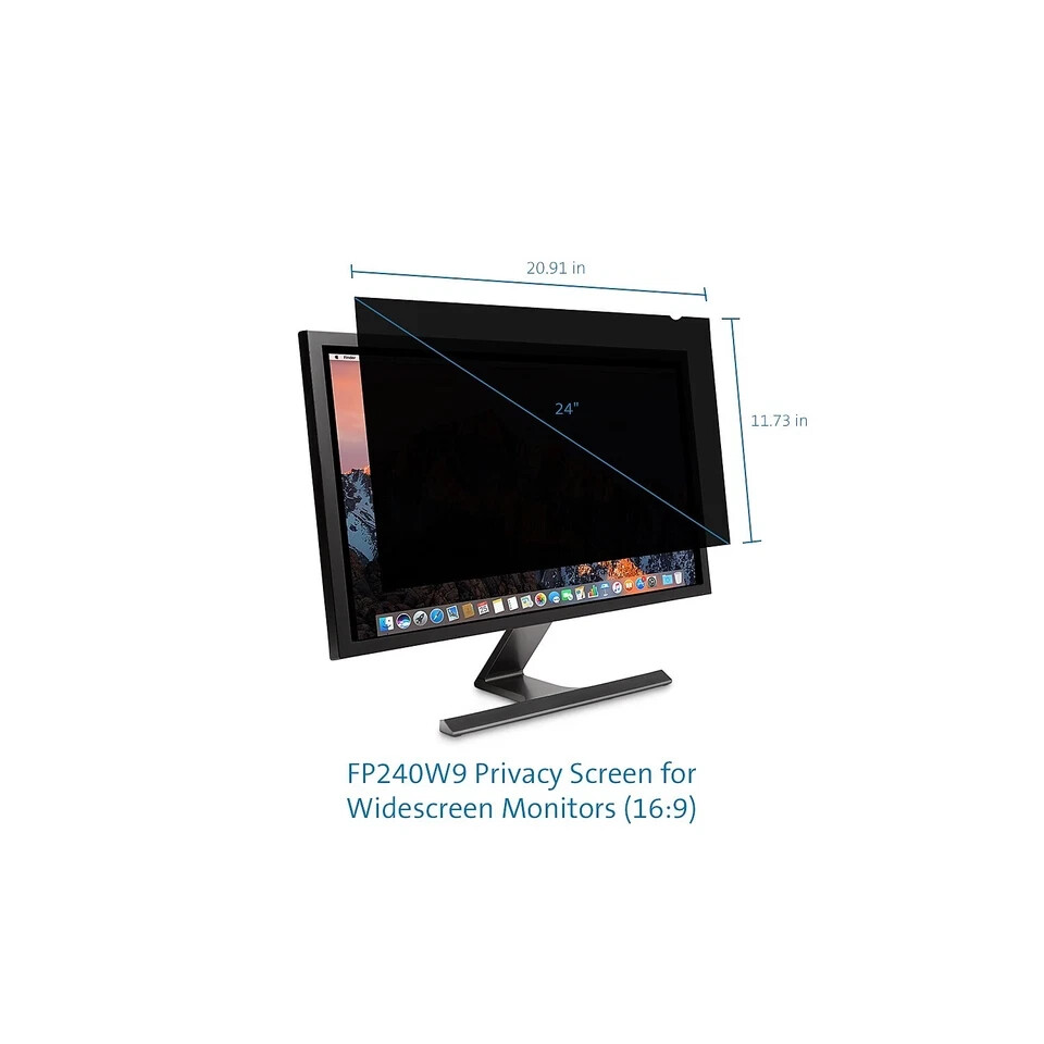 Kensington Anti-Glare Privacy Filter & Screen Protector for 24" Widescreen - Image 2