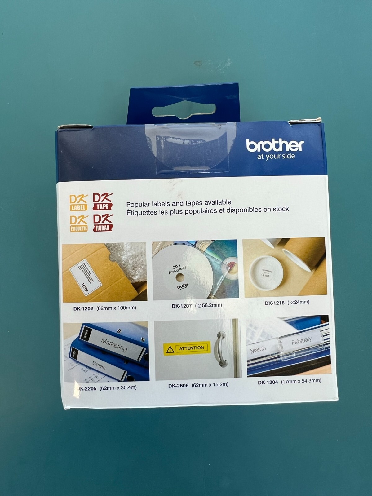 Brother Die-Cut Address Labels 1.4" x 3.5" White 400/Roll