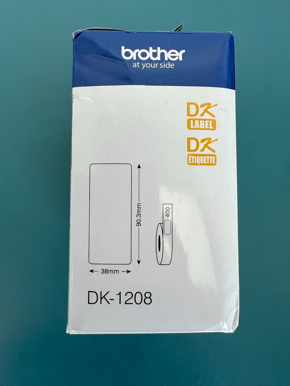 Brother Die-Cut Address Labels 1.4" x 3.5" White 400/Roll - Image 2