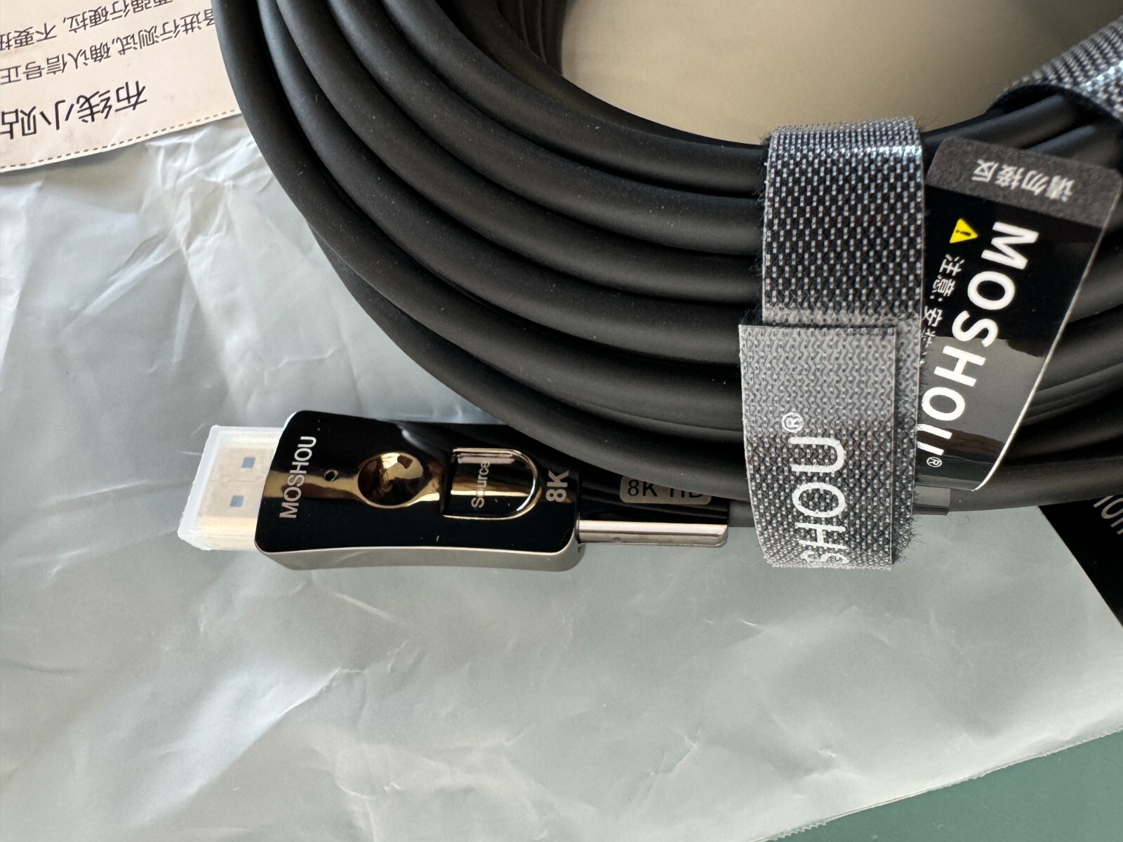 Moshou Optical Fiber 15 meter 8K TV Ultra HDMI 2.1 Cable 8K@60Hz 4K@120Hz 48Gbps - Image 4