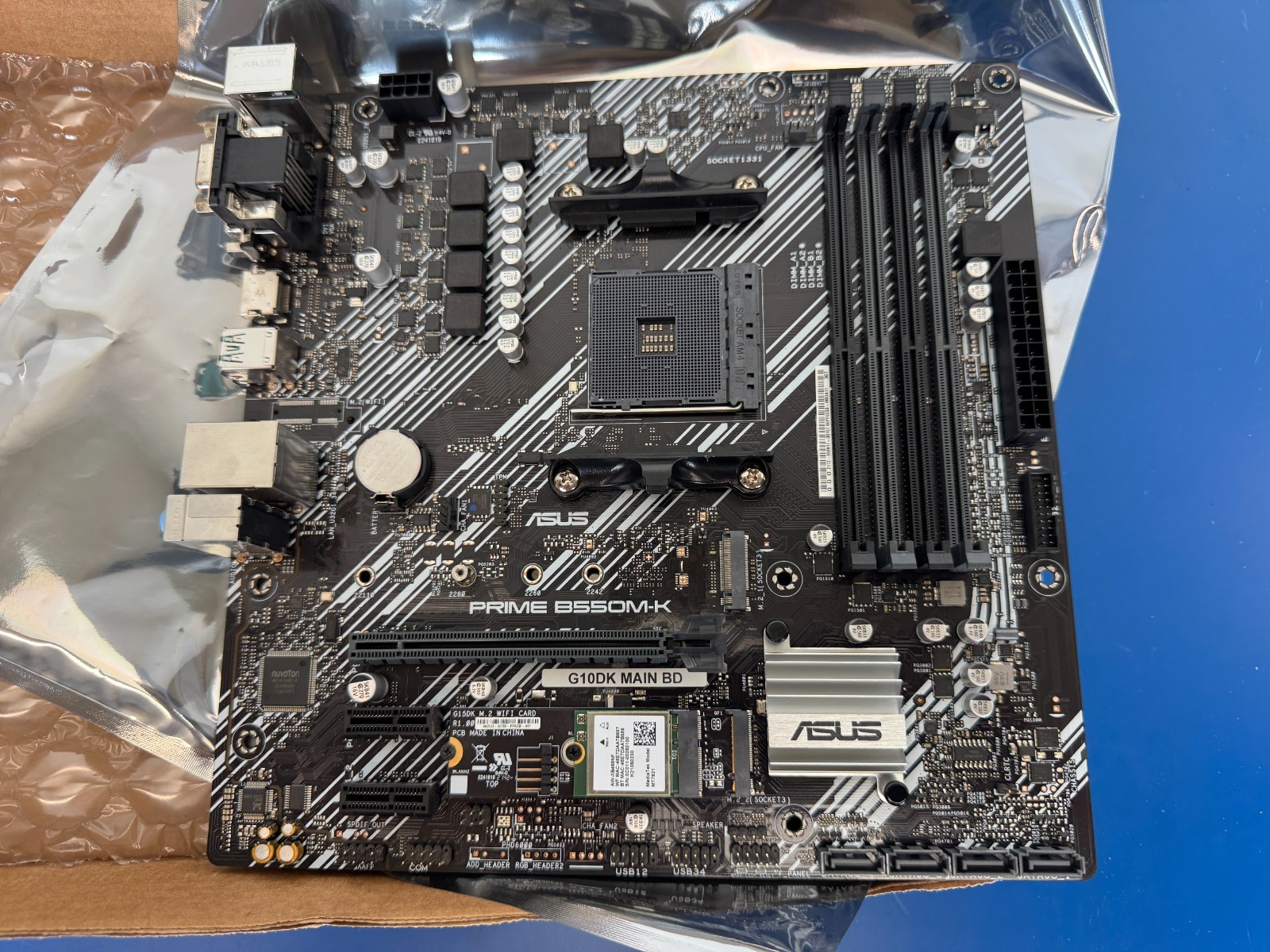 ASUS PRIME B550M-K Motherboard Sockek AMD AM4 Micro-ATX G10DK
