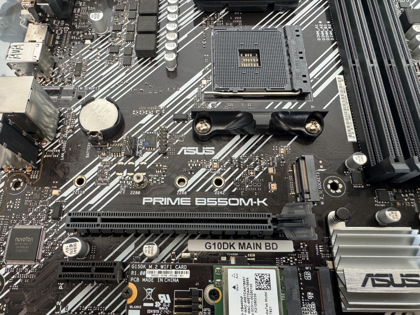 ASUS PRIME B550M-K Motherboard Sockek AMD AM4 Micro-ATX G10DK - Image 2