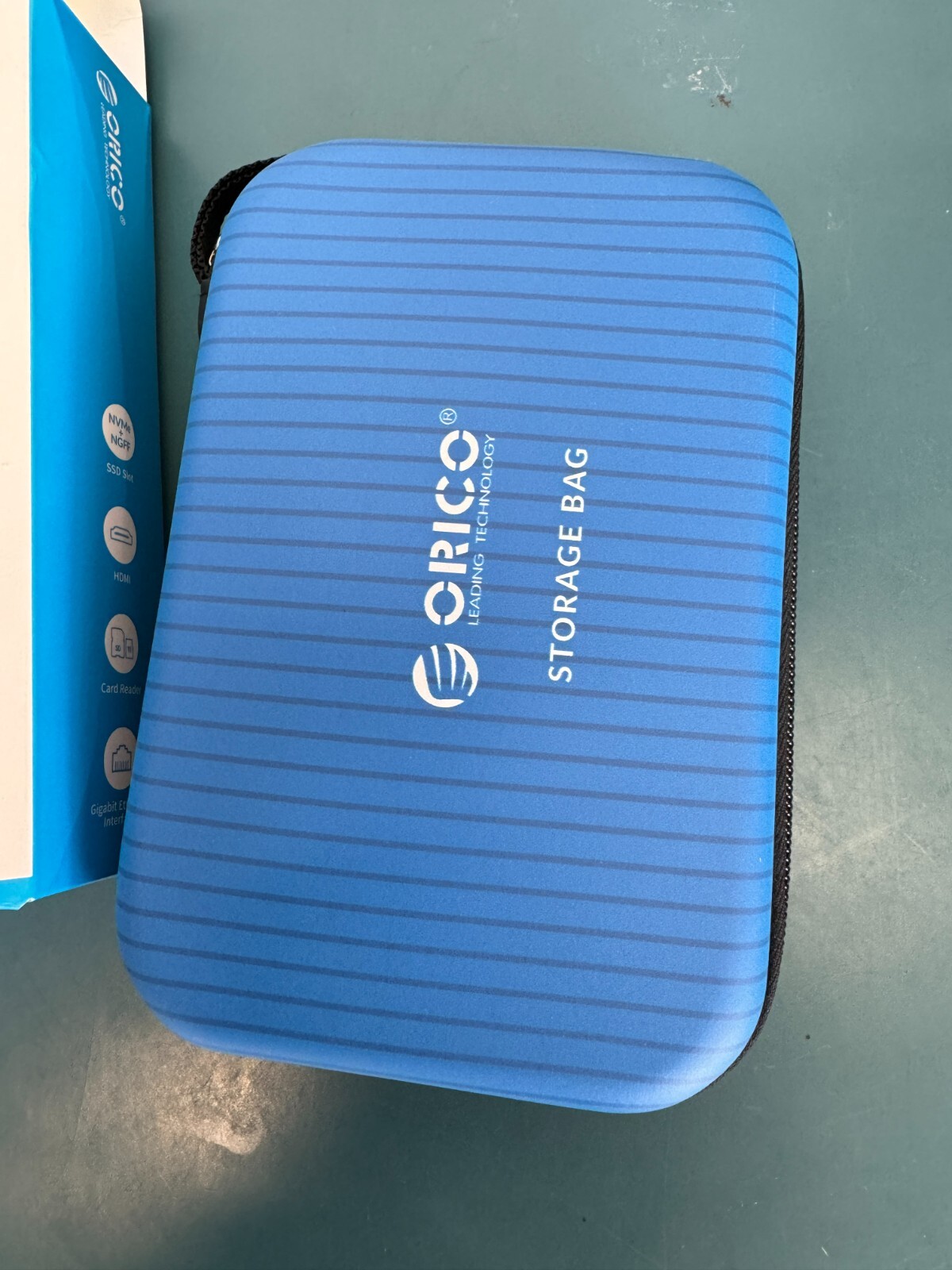 ORICO M.2 NVMe SATA SSD Enclosure 10Gbps PD100W RJ45 4K 10-in-1 Docking Station - Image 4