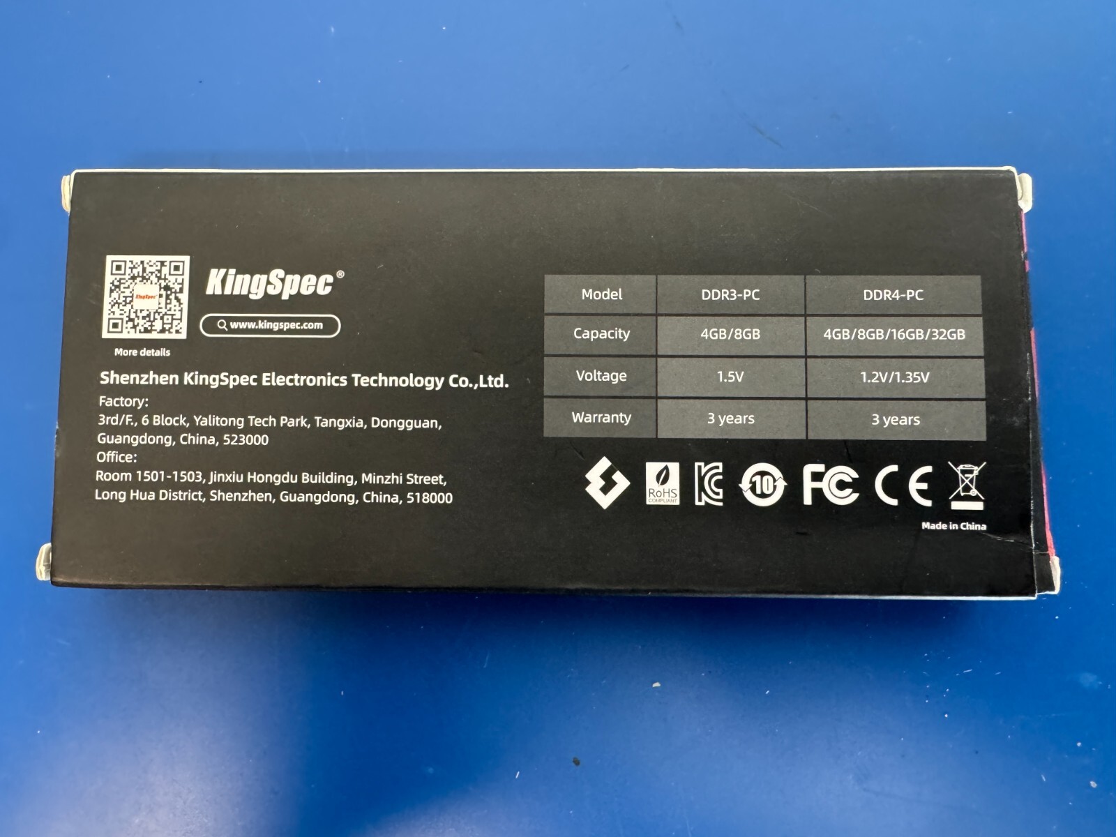 KingSpec STORM 8GB DDR4 3200mhz 1.35v Memory RAM DIMM Red KS3200D4M13508G - Image 4
