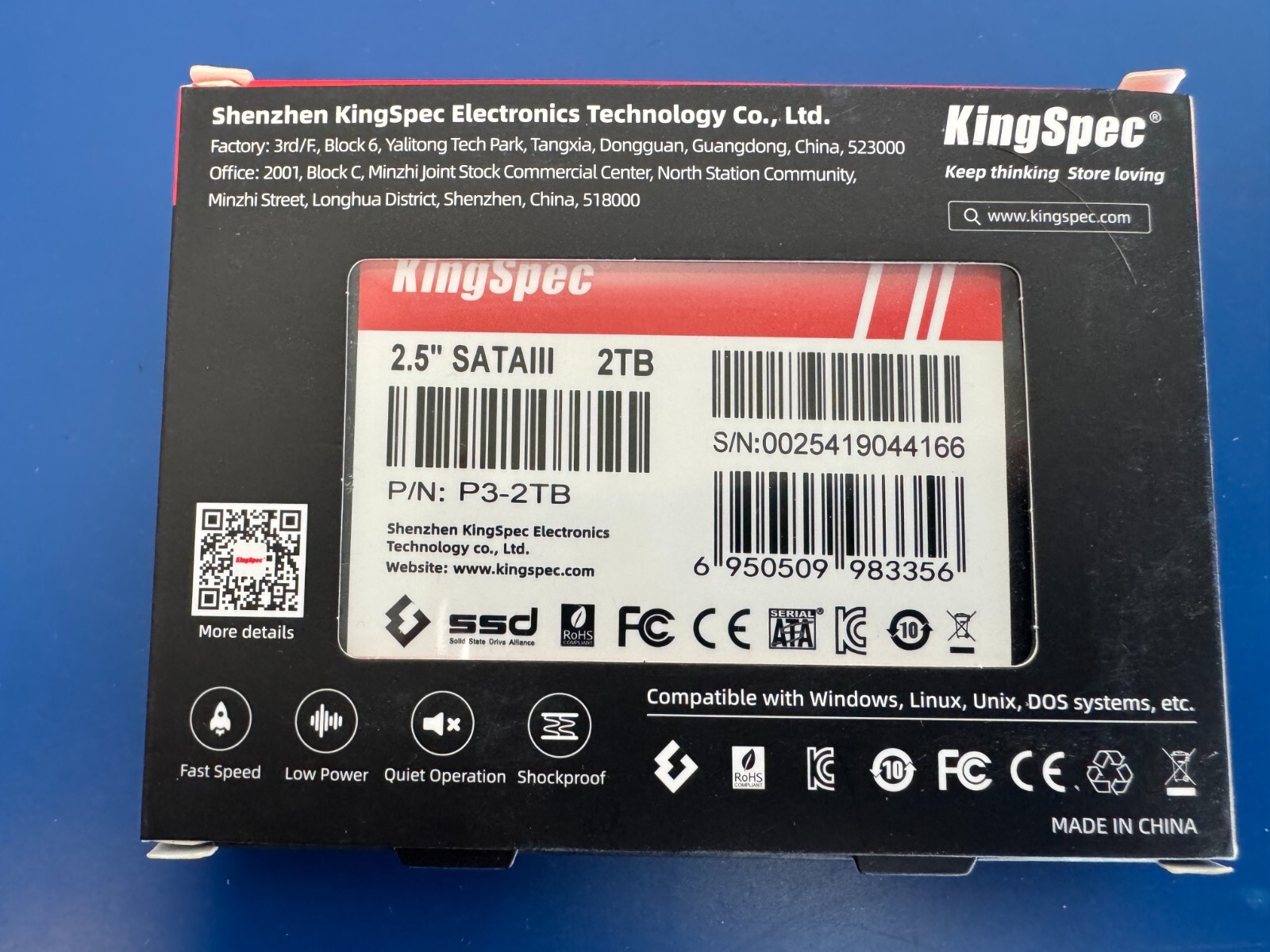 KingSpec P3-2TB SATA III SSD 2.5 in 2tb 3D NAND Flash Data Storage PC laptop De - Image 3