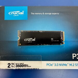 Crucial P3 2TB PCIe 3.0 3D NAND NVMe M.2 SSD up to 3500MB/s CT2000P3SSD8