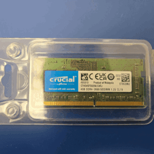 Crucial 4GB 2666 MHz CL19 (DDR4) SODIMM Memory CT4G4SFS6266.C4FJ