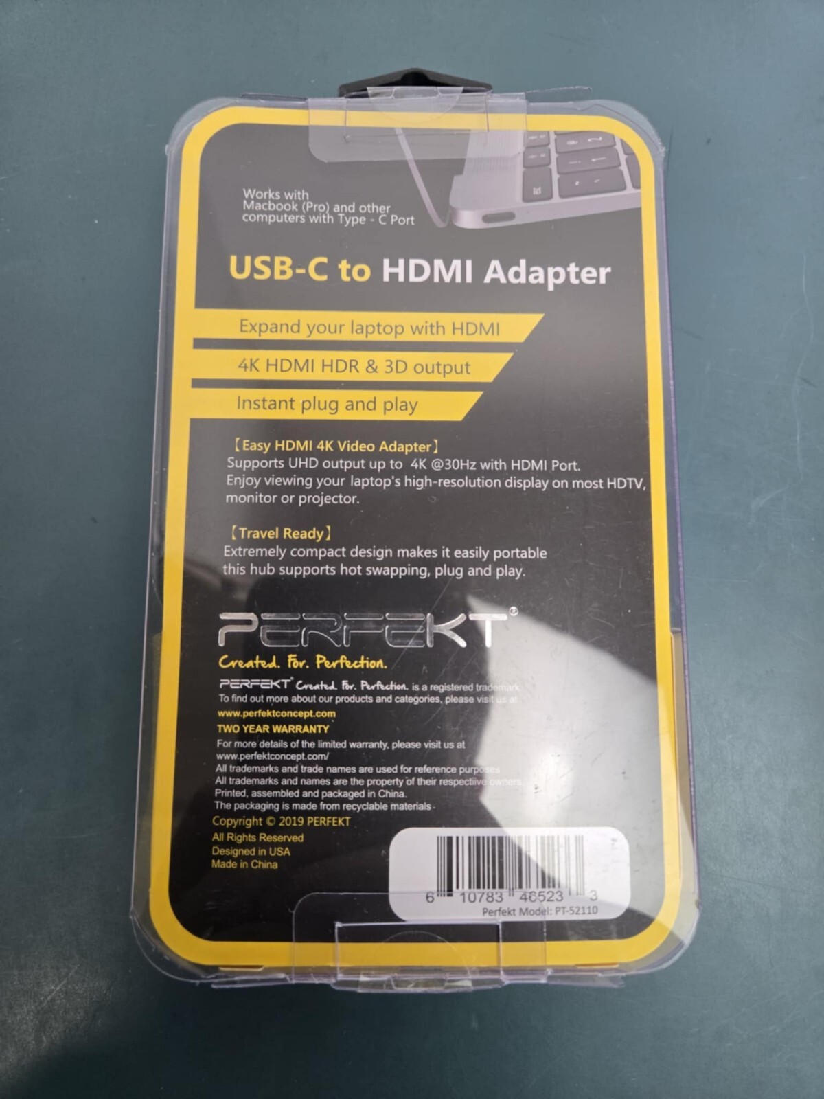 Perfekt USB-C to HDMI Adapter 4K HDR - Image 2