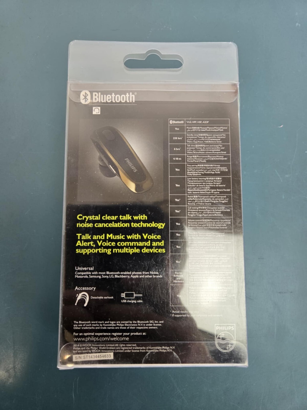 Philips Bluetooth headset SHB1700 for mobile phone - Image 3