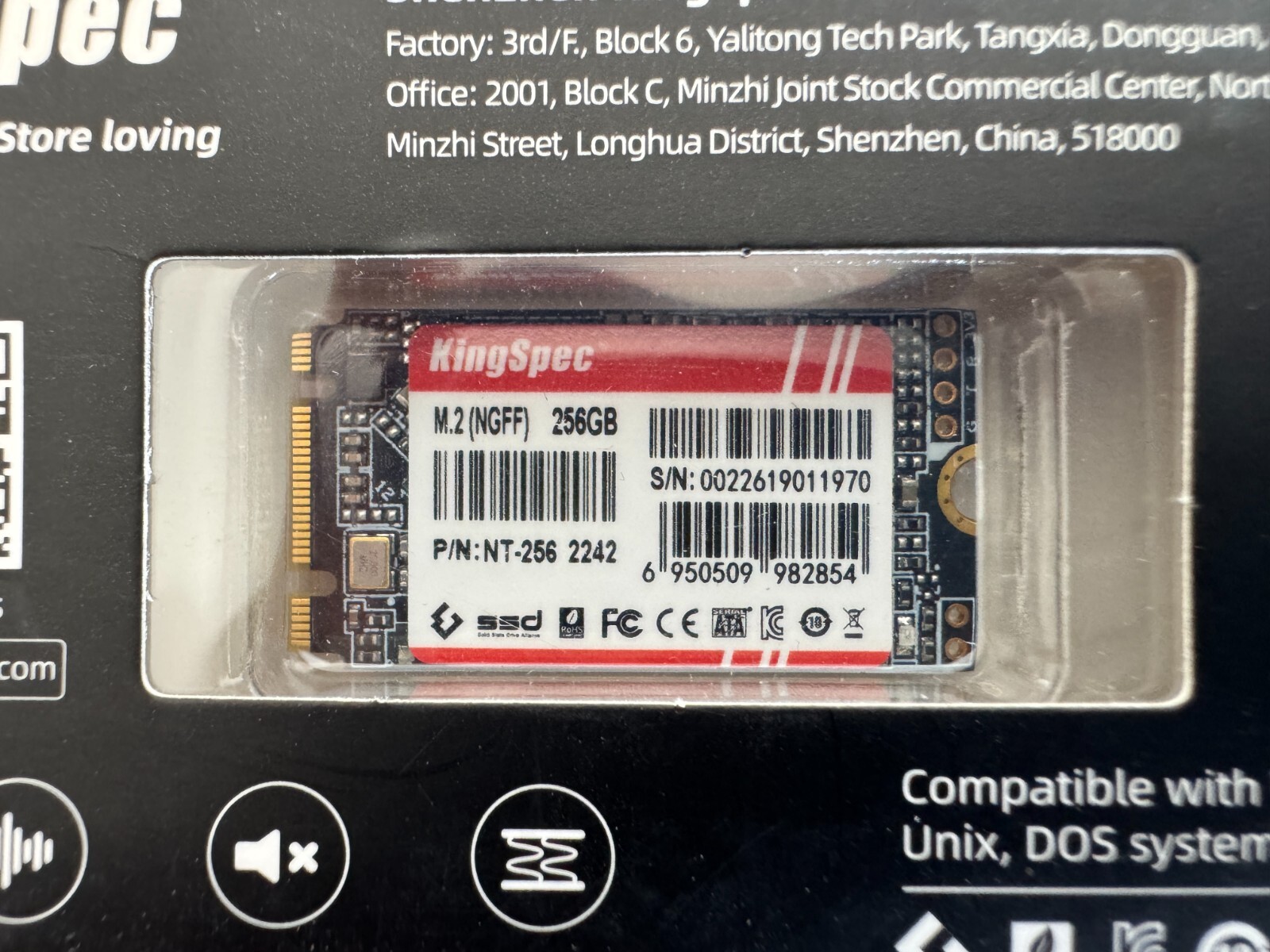 KingSpec NT-256 2242 256GB Sata3 6Gb/s Internal SSD NGFF - Image 3
