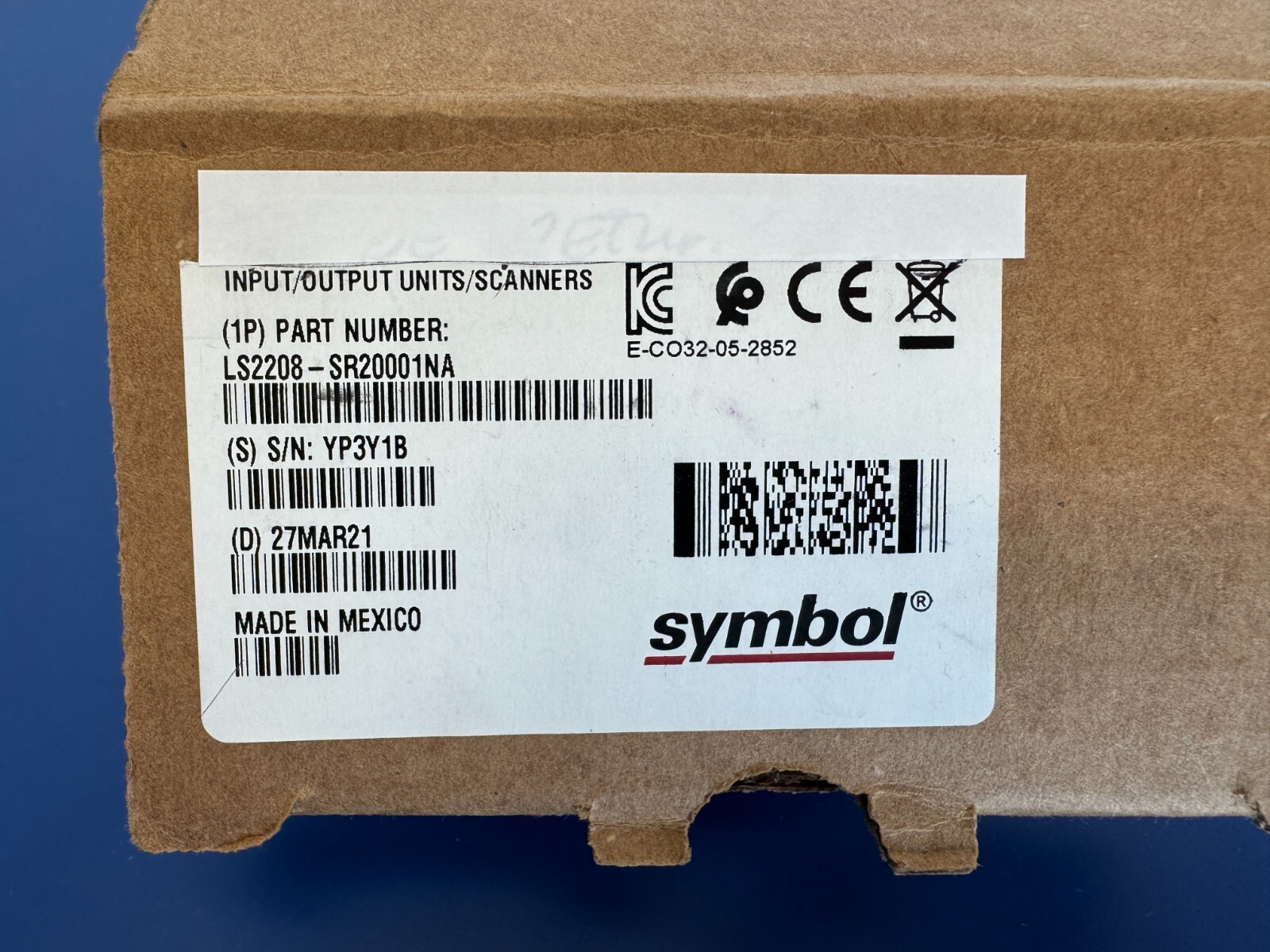 Motorola Symbol Zebra LS2208 1D Barcode Scanner LS2208-SR20001NA w/USB Cable - Image 2