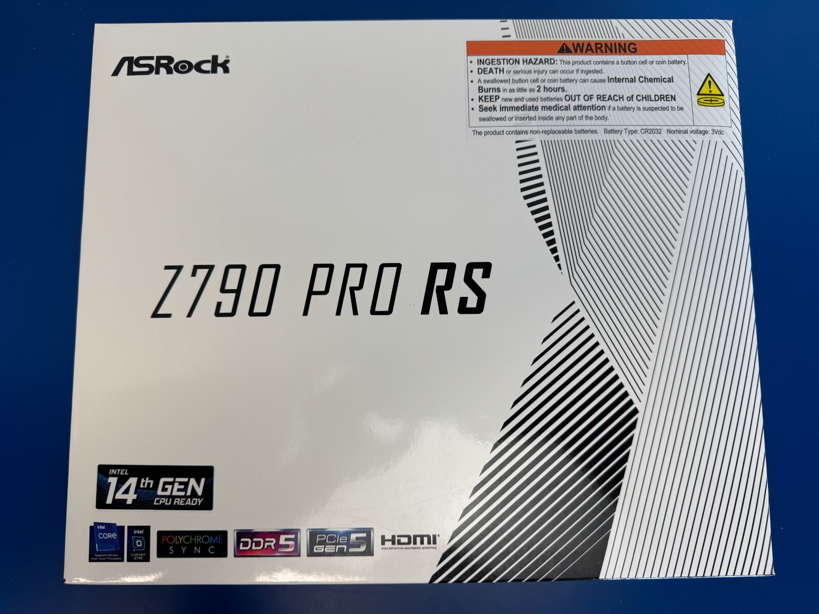 ASRock Z790 Pro RS Intel LGA 1700 ATX Motherboard intel 12th 13th 14th gen