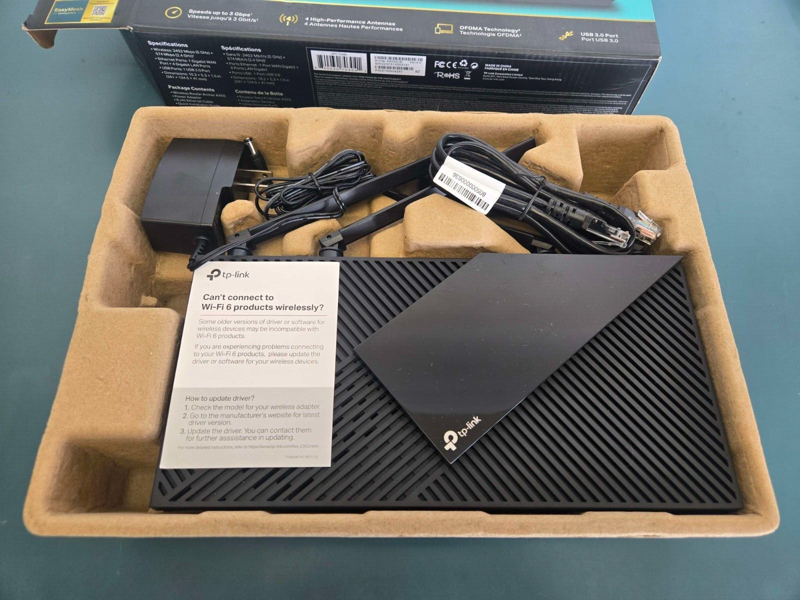 TP-Link Router Archer AX55 AX3000 Dual-Band Gigabit Wi-Fi 6 - Image 3
