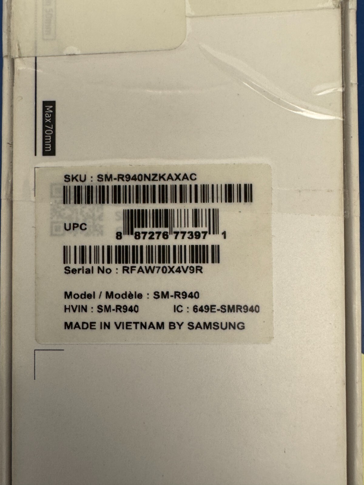 *READ* LOCKED Samsung SM-R940NZKAXAC Galaxy Watch6 (GPS) 44mm Smartwatch with HR - Image 2