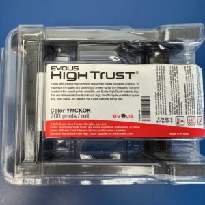 Evolis R6F003AAA YMCKO-K Color Ribbon for Primacy And Elypso Printers New