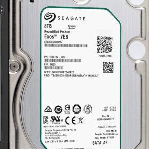 RECERT ST8000NM0055 Seagate Hard Drive Enterprise 8TB V5 7.2K 6Gb/s 3.5" SATA
