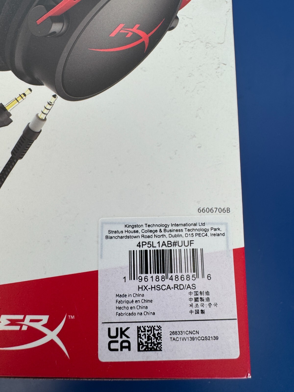 HyperX Cloud Alpha Pro Gaming Headset Headphones Black Red PC PS4 PS5 XBox X S - Image 3