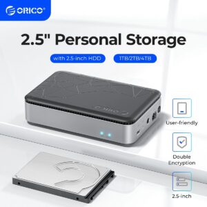 ORICO CD2510 NAS Server for 2.5 drive SATA HDD/SSD NAS personal cloud