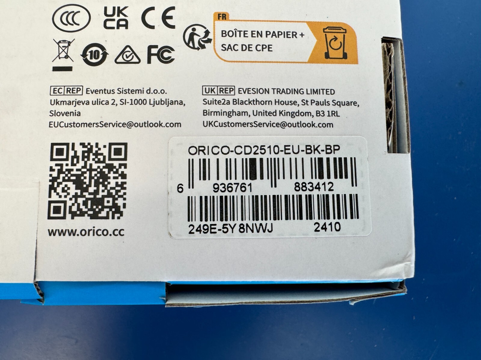 ORICO CD2510 NAS Server for 2.5 drive SATA HDD/SSD NAS personal cloud - Image 3
