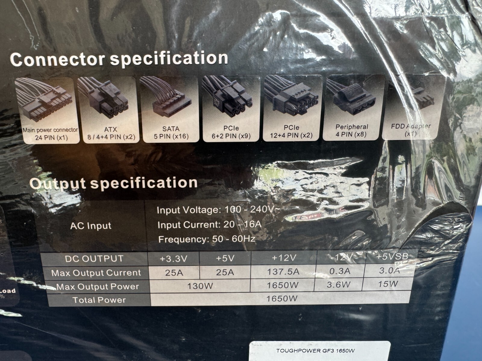 Thermaltake ToughPower GF3 TPD-1650AH3FSG PS-TPD-1650FNFAGU-4 1650W Power Supply - Image 6