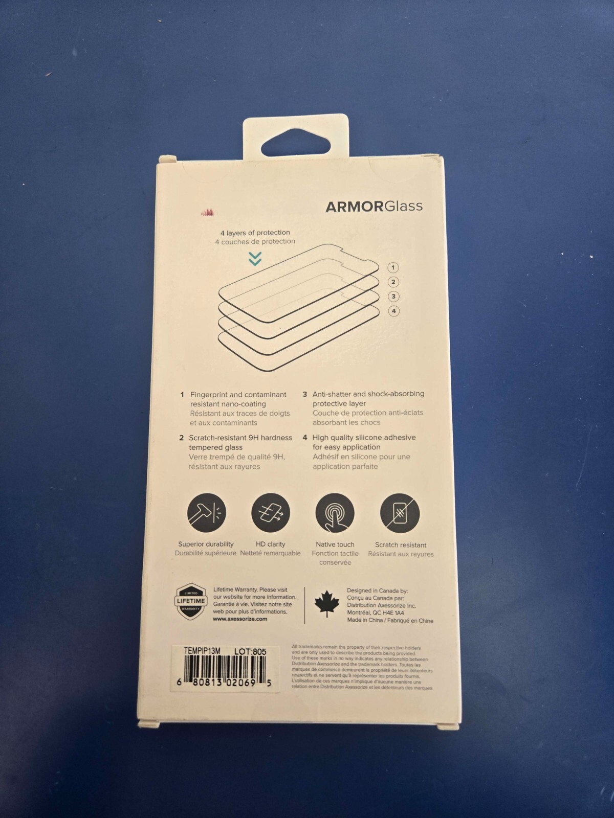 Axessorize Armor Glass Screen Protector iPhone 13 mini - Image 2