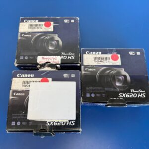 Lot of 3 DEFECTIVE Canon PowerShot SX620 HS 20.2MP Digital Camera