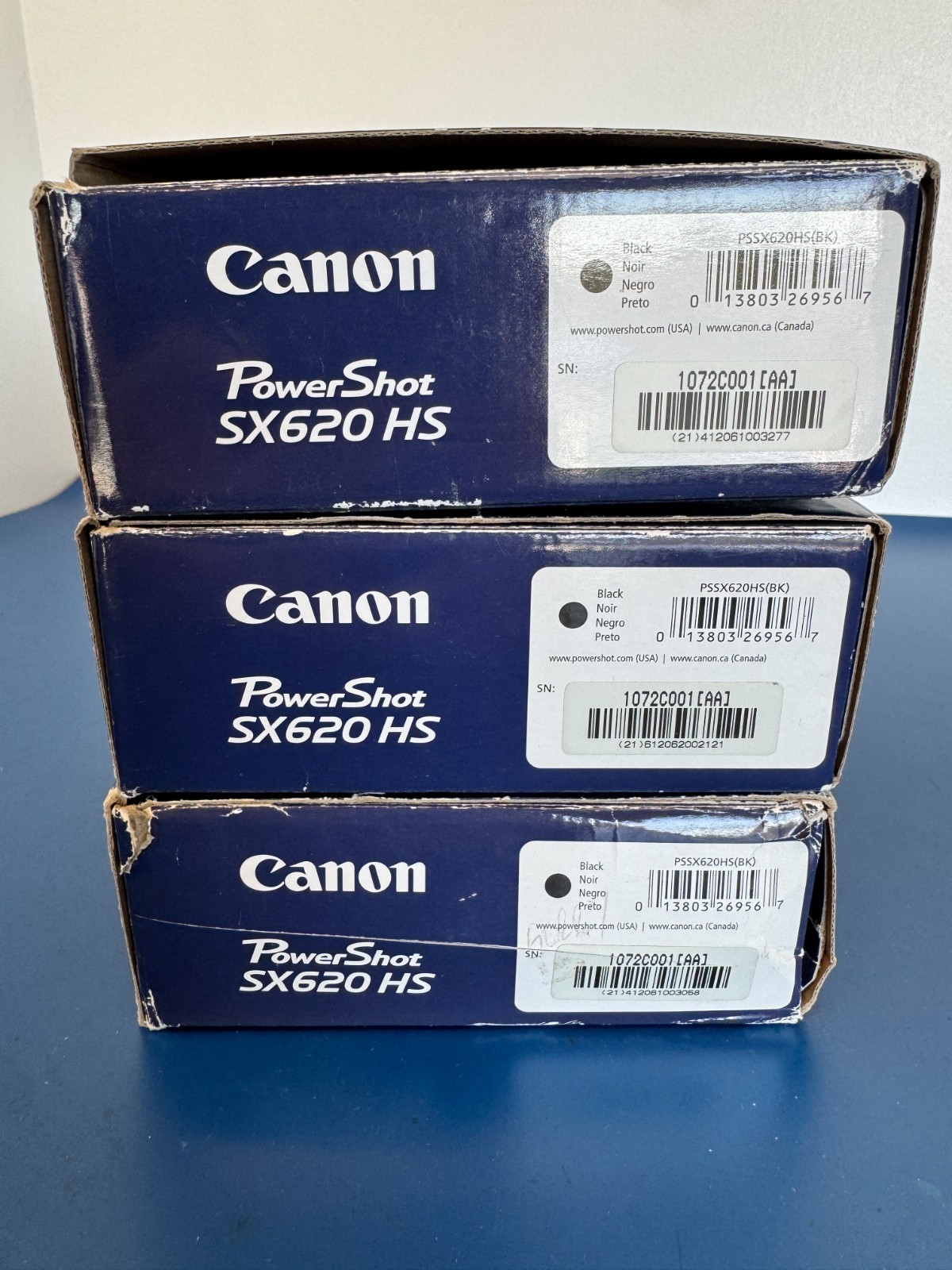 Lot of 3 DEFECTIVE Canon PowerShot SX620 HS 20.2MP Digital Camera - Image 7