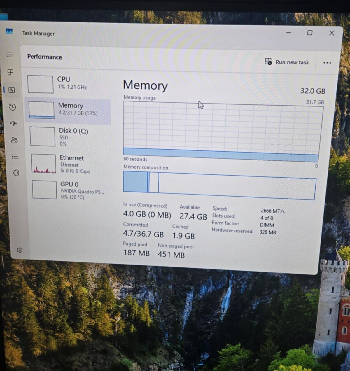 Dell Precision 5820 256GB SSD Xeon W-2125 4.00 GHz 32GB P5000 Nvidia Quadro - Image 4